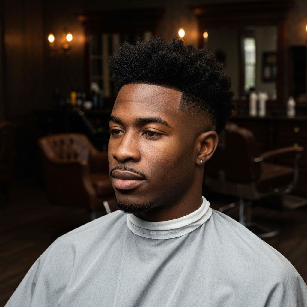 Afro tapered fade